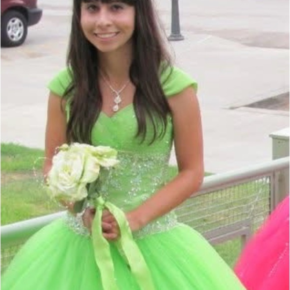 Elegant Green Quinceneara/Sweet 16 Dress